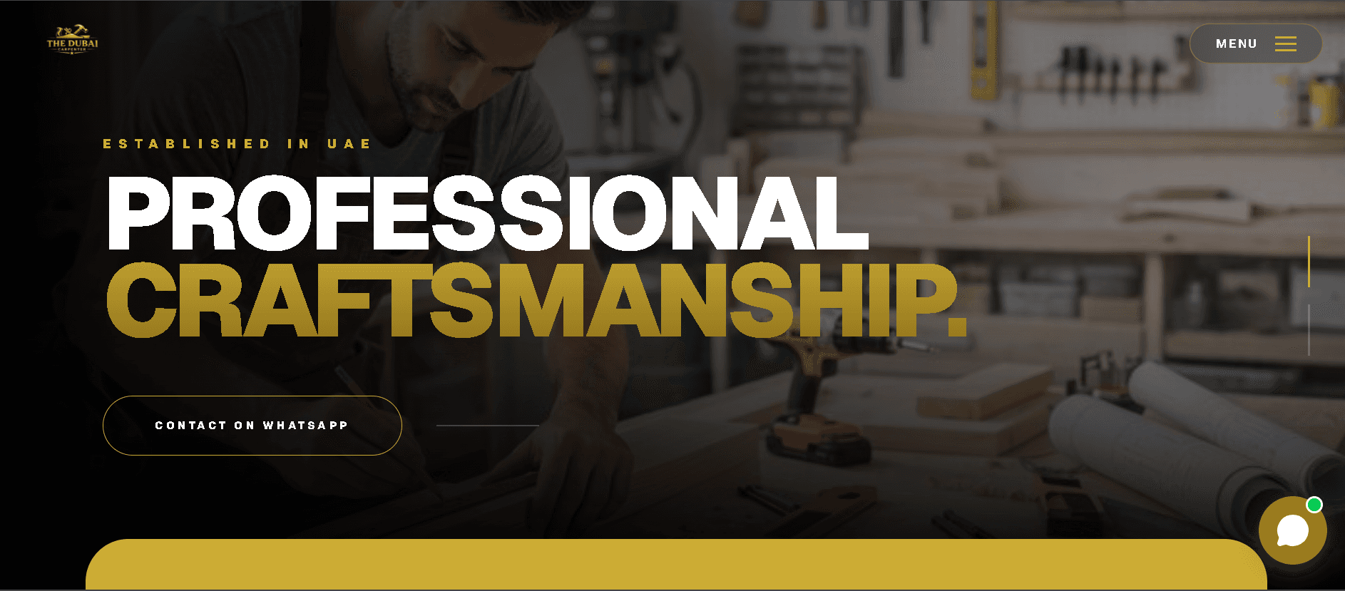 The Dubai Carpenter Business Website