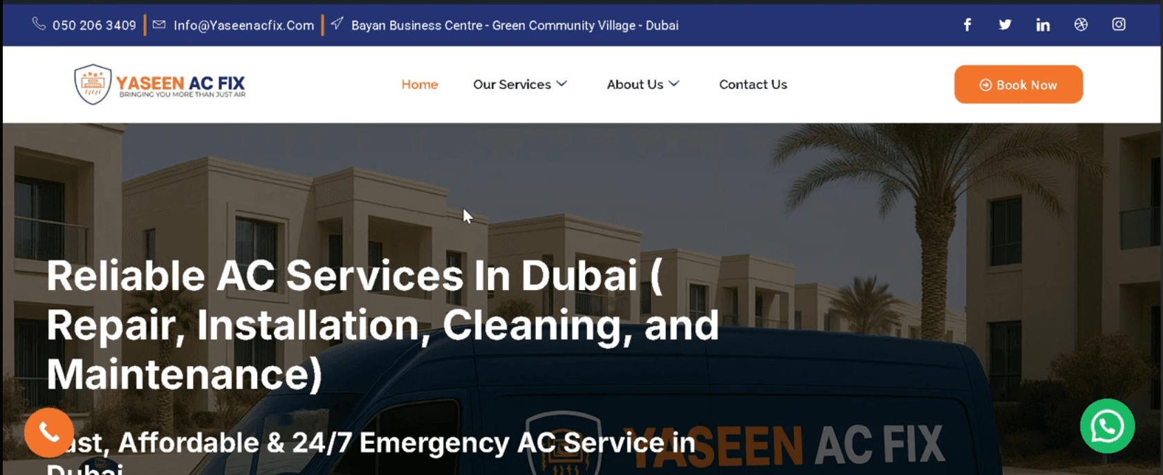 Yaseen AC Fix Service Engine