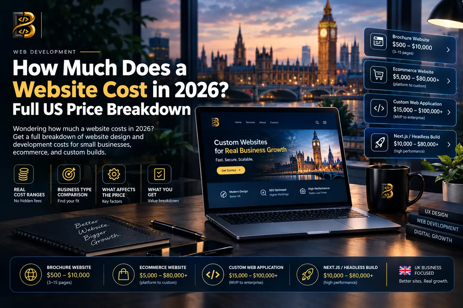 How Much Does a Website Cost in 2026? | Build With Umar